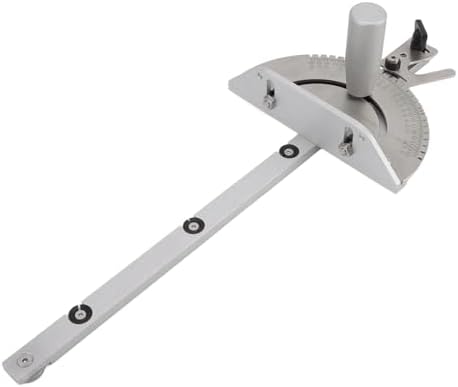 CHICIRIS Miter Gauge, Aluminum Table Saw Miter Assembly Kit with 27 Angle Stops for Woodworking
