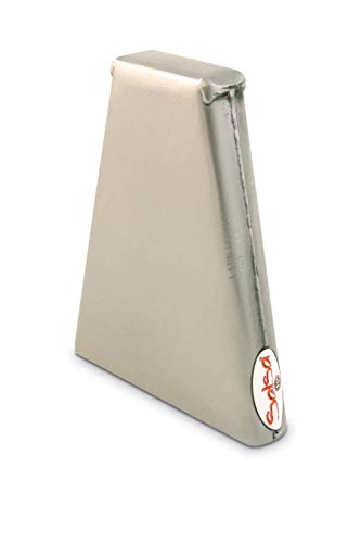 LP Latin Percussion ES 15   Cencerro salsa con sujeción manual de acero cepillado