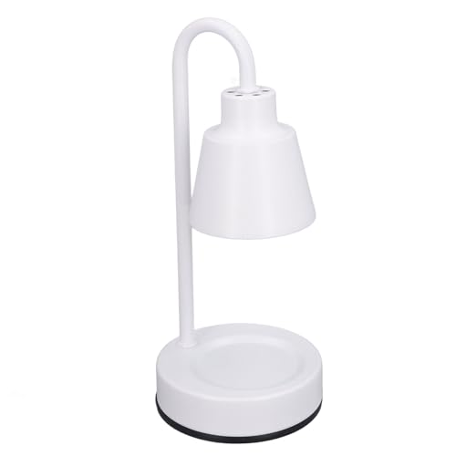 Jiawu Lámpara Calentadora de Velas, Calentador Eléctrico de Cera Aromática con Temporizador y 2 Bombillas, Lámpara de Mesa Regulable, Regalos de Inauguración (Enchufe de la UE 220V