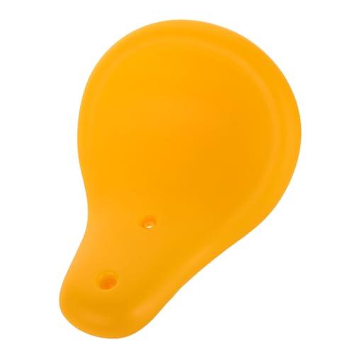 Balançoire tout-petits jaune plastique résistant coussin extérieur