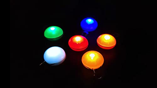 Miniatura 9 de Wonlive Collar Led Perro, Luz Collar Luminoso Perro 6 Luces De Colores De Seguridad Luminoso Impermeable Con 6 Baterías De Repuesto Para Llavero, Ciclismo, Senderismo, Niños, Regalos Para Mascotas