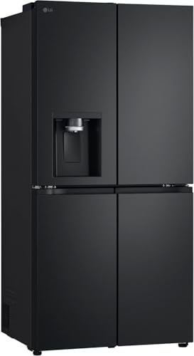 LG GML861EPPE Refrigerador Lado a lado Slim Clase E, 506 L, helado para múltiples puertas, helado, dispensador de agua con UVnano, Total NoFrost, Smart Inverter, Wifi