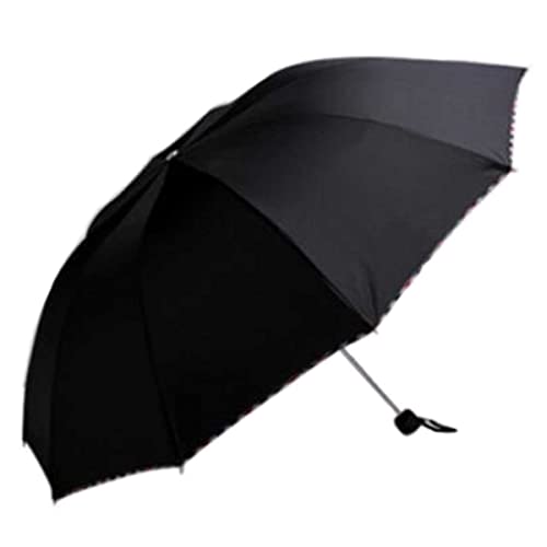 YLJXXY Regenschirm - Taschenschirm - Öffnen und Schließen automatisch - Klein, kompakt, leicht, stark, Winddicht und sturmfest - für Herren und Damen Cover