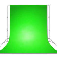 PRIYAM 8 x10 FT chromakey Muslin LEKERA Backdrop Photo Light Studio Photography Background with Carry Bag - Green