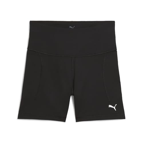 PUMA Unisex CLOUDSPUN HW 5″ Tight Short Gestrickte Shorts, PUMA Black-PUMA White, XL