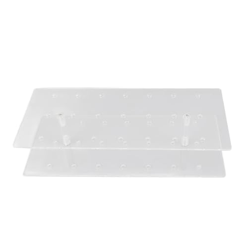 Display Holder, Cakepops Display Stand Transparent Acrylic 21 Holes Double Layer for Birthday Party
