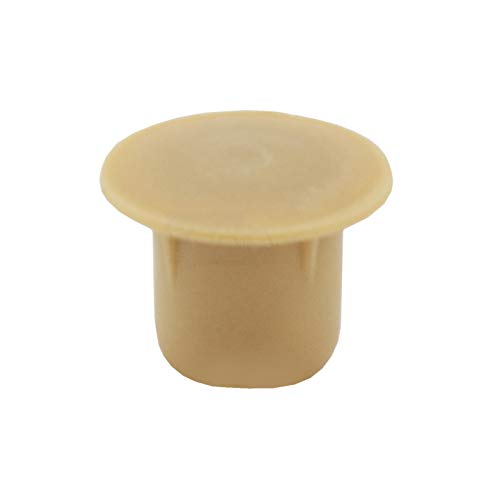 50 Tappi Copriforo 8mm IROX Beige Plastica Testa