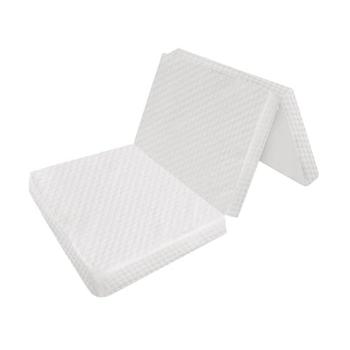 Toddler Nap Mat Bed Tri Folding Mattress with Soft Waterproof Washable Cover, 23"x52"x3"
