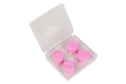 Speedo Potetor de Ouvido Soft Earplug, Único, 2 Pares, Rosa
