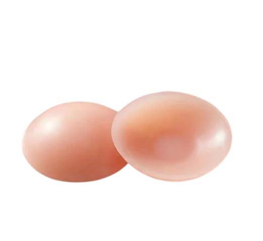 Silicone Nipple Covers for Women, Reusable Adhesive Pasties, Invisible Petals for Backless Dresses, Waterproof Breast Petals, Skin Tone Matte Finish. (1 Pair) Multicolour-image-45
