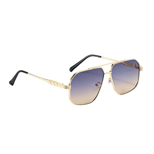 Lunettes de soleil design femmes monture transparente cristalline et finition métal