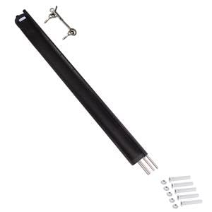 VisiGuard - The Most See-Through Pool Fence on The Market | Removable Child Safety Fence (Black, 4' x 12')