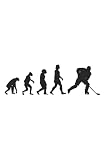 Hockey Notizbuch: Eishockey Evolution Hockey Eishockeyspieler / 6x9 Zoll / 120 linierte Seiten Seiten