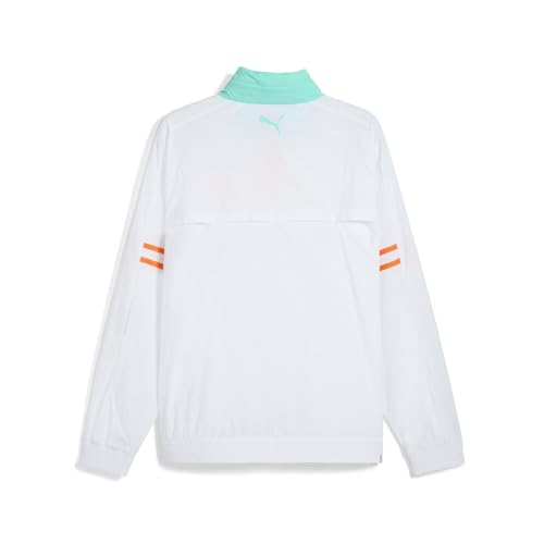 PUMA Mens Hoops X Scooby Doo Quarter Zip Jacket Athletic Outerwear Casual Full Zip - White2