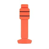 Bremskolben-Rückstellwerkzeug für Fahrräder mit Drehfunktion und doppelseitiger Stabilisierungsstruktur für genaue Bremssattelwartung (orange)