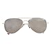 Forum Novelties Mirrored Police Glasses Costume Accessory, Silver, One Size