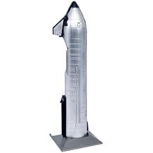 1200 for SpaceX Falcon 9 Launch Pad Recovery Starship Rocket Model Alloy Simulation Model Metal AirplaneSilver B