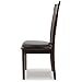 Signature Design by Ashley Hammis Rake Back Dining Room Chair, Set of 2, Dark Brown