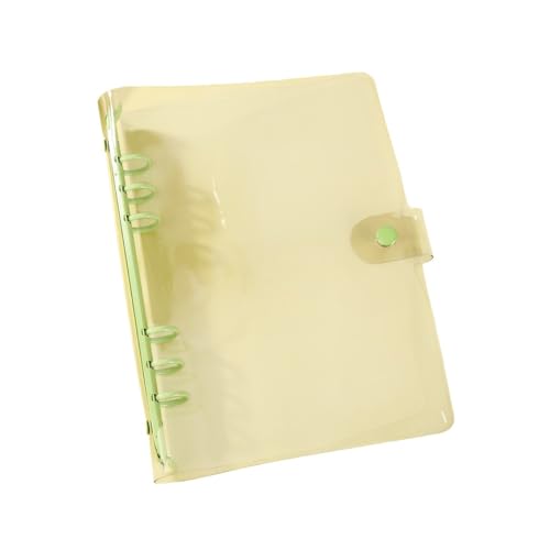 �yChopEase�z�o�C���_�[ A5 A6 �V�X�e���蒠 �_�C�A���[ ���L�� �m�[�g �N���A 6 �̃����O ���̒ǉ��\ ���[�Y���[�t�t�H�� �m�[�g�V�F���v���e�N�^�[�_�[ �\�t�g�ȃ|�������r�j�� �m�[�g�u�b�N�̊O�k�Ɠ��j (A5,�O���[��)