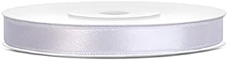Party Deco 25m of white Satin ribbon Satin Ribbon 6mm wide