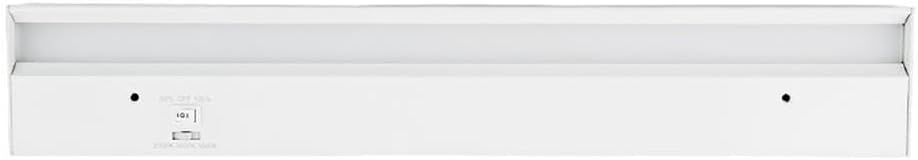 WAC Lighting, 24in LED Light Bar with 3-CCT Selectable 2700K-3000K-3500K and On/Off/50% Rocker Switch in White