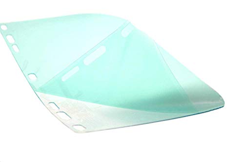Viwanda - Visera no tintada de policarbonato 40 x 20 cm para máscaras de protección Cover
