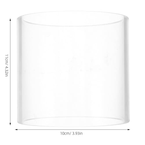 Protection transparente pour cheminée de table et mini foyer rond - 3