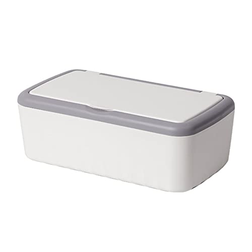 URFEDA - Caja de toallitas húmedas, almacenamiento en caja de pañuelos de papel, dispensador de toallitas húmedas con tapa, cajas de toallitas bebe, dispensador de toallitas para casa oficina