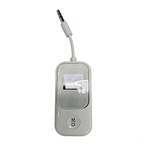 Nulaxy Airplane Bluetooth Adapter 2-in-1 Transmitter Receiver with Screen