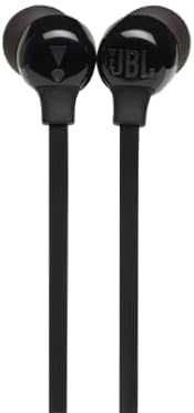 JBL Tune 125 - Bluetooth Wireless in-Ear Headphones with 3-Button Mic/Remote and Flat Cable - Black, Small