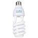 MOUNTTU Reptile Uvb Bulb 5.0 Uvb E27 Interface Subtropical Reptile Light Blue White Lighting Reptile Light Fixture For Turtle, 26w