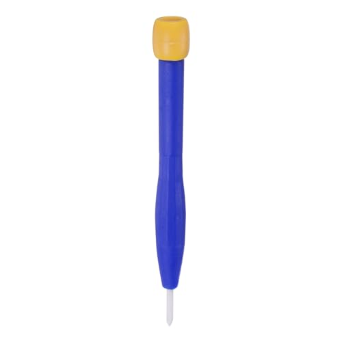 sourcing map Plastic Screwdriver PH0 Phillips Head Screwdriver Ceramic Bit Repair Hand Tool with Rotatable Cover for High Frequency Maintenance Circuit Adjustment