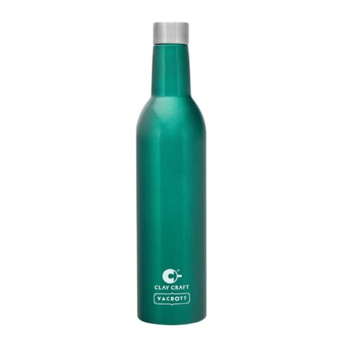 Image of Clay Craft Vacbott IVY Wine Double Walled|18 Hours Hot and 24 Hours Cold Water Vacuum Insulated Flask Bottle|1 Pcs|1000 ml Water Bottles|Travelling|BPA-Free|BIS Certified|1Year Limited Warranty