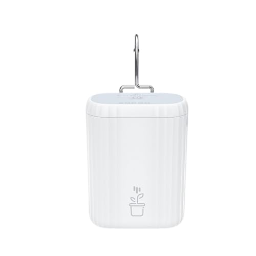 FUANA Sistema di irrigazione a goccia intelligente per Tuya: WiFi 2,4 GHz, impermeabile IP66, ricaricabile tramite USB, design compatto per piante da giardino e da interno, bianco