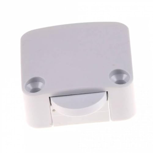 4 x Door Contact Switches Cabinet Switch Contact Switch 2A 250V Chest Switch Door Switch for Furniture Door Furniture Switch Button Light Switch White - Image 2