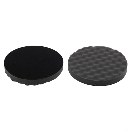 8 Inch Car Polishing Pads 2 Pack High Density Foam Buffer Pad for Compound Waxing Sealing Glaze Detailing on Vehicles with DA Polisher