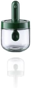 Small Retractable Glass Seasoning Bottle with Airtight Lids and S...