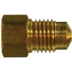 12336 Adapter, 3/16 in Female Inverted Flared x M11 Bubble Male Inverted Flared, Brass