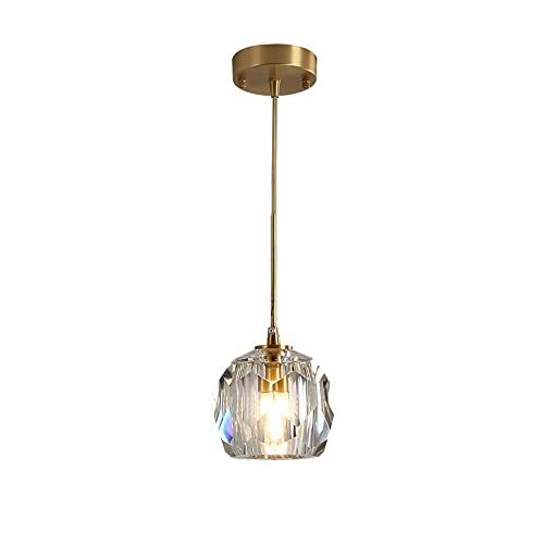 Creative Personality Glass Chandelier, G9 Light Source Single Head Hanging Light, Flush Mount Ceiling Lighting, Restaurant Bar Club Decoration Pendant Lamp