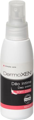 Dermoxen Desodorante Íntimo para Mujer y Hombre. Spray Antibacteriano Natural, Antiolor y Sin Alcohol para la Piel Sensible. Neutraliza Olores, Acción Refrescante. Uso Diario. 100 ml.