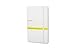 Moleskine Classic Hard Cover Notebook, Plain, Large (5" x 8.25") White - Hard Cover Notebook for Writing, Sketching, Journals