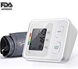 Firhealth Fully Automatic Digital Upper Arm Blood Pressure Monitor with 2 users, 90 Memories each, Highly Accurate Readings And Pulse Measurement ISO CE FDA Approved