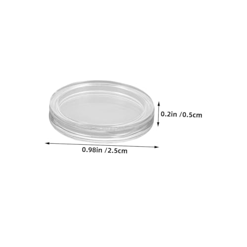 Protectores de monedas de alta transparencia en pack de 100 cápsulas para mesa 3