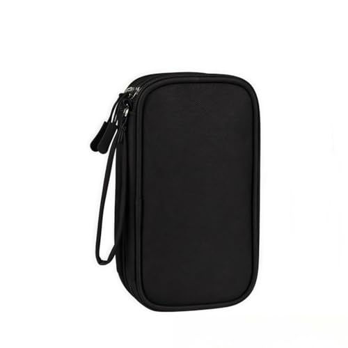 Zhenghebuy - Zhenghebuy Sacs D'agencement de Câbles,Sac De Rangement Câbles,Organisateur Accessoires Électroniques,Double Portable Étanche Organisateur De Câbles De Voyage pour Disques Durs,Câbles,Téléphoner,USB,C