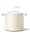 Caraway Stock Pot - 12 Qt Ceramic Coated With Lid - Free From Forever Chemicals - Large for Bigger Batches - Cream