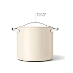 Caraway 12 qt Ceramic-Coated Stock Pot with Lid - Image 4