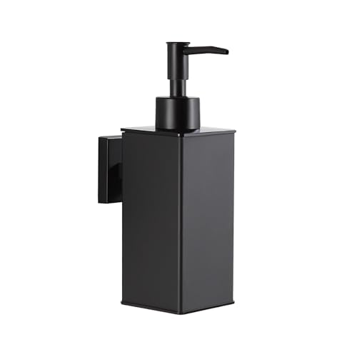 BGL Matte Black Soap Dispenser Wall Mounted for Bathroom