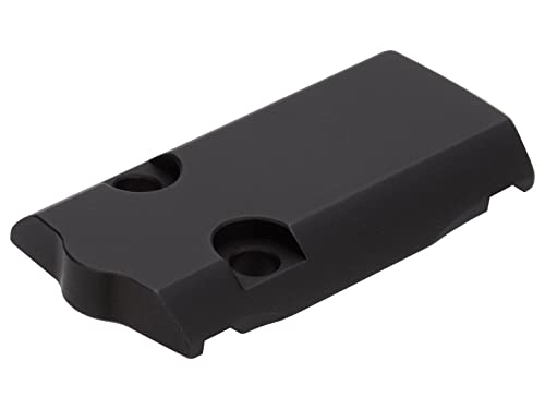 NDZ Performance RMR Optic Cover Plate for Smith & Wesson M&P Shield Plus 9mm – Black Anodized Aluminum, Laser Engraved – Plain - Thumbnail 2