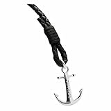  Tom Hope - Bracelet Unisexe Jet Black L Tm0202 - Argent - 3 mm Cordage de Voile en Polyester, stabilisé Contre Les UV