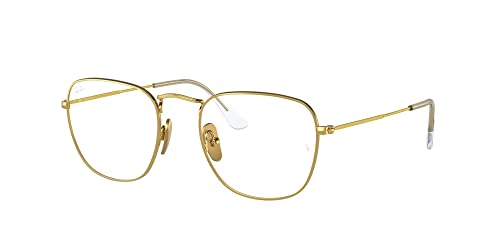 Image of Ray-Ban mens Rx8157v Frank Titanium Square Prescription Eyewear Frames